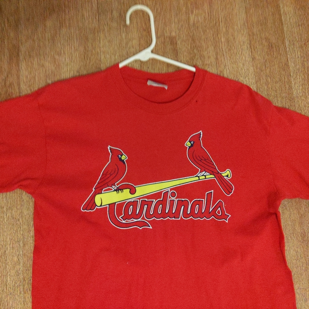 Majestic Red Cardinals Short Sleeve Tee
